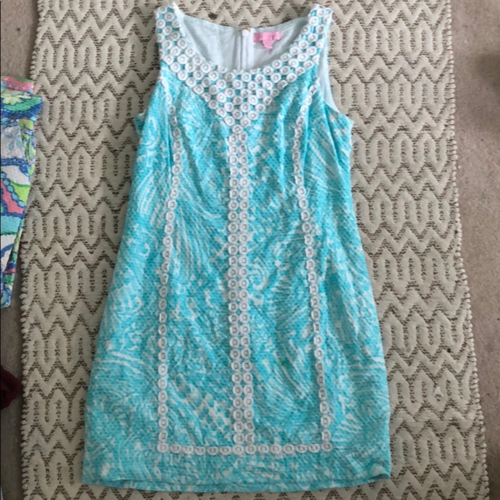 Lilly Pulitzer Blue Seashell Dress
